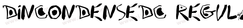 DINCondensedC Regula字体转换